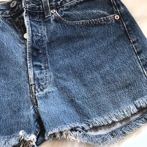 Vintage Levi’s 501 cutoff shorts. Size 31.